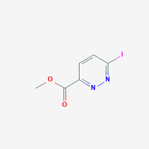 molecular formula C6H5IN2O2 B15246218 Methyl 6-iodopyridazine-3-carboxylate CAS No. 65202-54-2