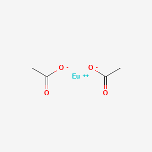 molecular formula C4H6EuO4 B15246240 Europium(2+) acetate CAS No. 59823-94-8