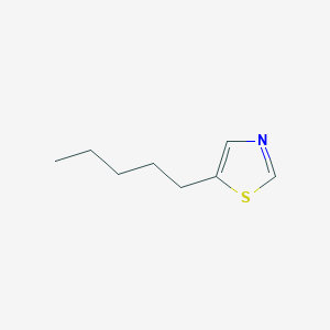 molecular formula C8H13NS B15246280 5-Pentyl-1,3-thiazole CAS No. 96693-93-5