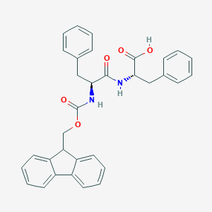 molecular formula C33H30N2O5 B152463 (S)-2-((S)-2-((((9H-Fluoren-9-yl)methoxy)carbonyl)amino)-3-phenylpropanamido)-3-phenylpropanoic acid CAS No. 84889-09-8