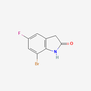 7-Bromo-5-fluoroindolin-2-one