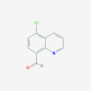 molecular formula C10H6ClNO B1524648 5-Chloroquinoline-8-carbaldehyde CAS No. 1260794-21-5