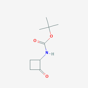 molecular formula C9H15NO3 B1524649 tert-butyl N-(2-oxocyclobutyl)carbamate CAS No. 1260817-77-3