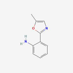 2-(5-Methyl-1,3-oxazol-2-yl)aniline