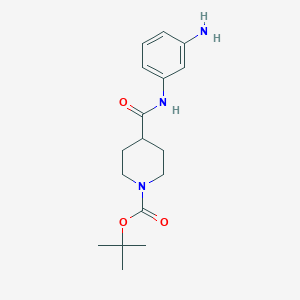 Tert-butyl 4-[(3-aminophenyl)carbamoyl]piperidine-1-carboxylate