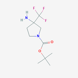 1-Boc-3-amino-3-(trifluoromethyl)pyrrolidine