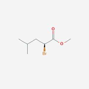 molecular formula C7H13BrO2 B15246592 (S)-Methyl2-bromo-4-methylpentanoate 