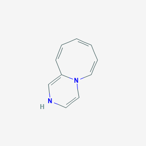 molecular formula C10H10N2 B15246681 2h-Pyrazino[1,2-a]azocine CAS No. 638200-05-2