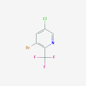 molecular formula C6H2BrClF3N B1524670 3-Bromo-5-chloro-2-(trifluoromethyl)pyridine CAS No. 823222-22-6