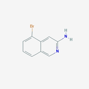molecular formula C9H7BrN2 B1524671 5-溴异喹啉-3-胺 CAS No. 1192815-01-2