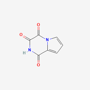 molecular formula C7H4N2O3 B15246724 Pyrrolo[1,2-a]pyrazine-1,3,4(2H)-trione CAS No. 755730-80-4