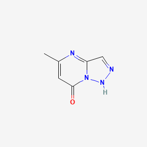molecular formula C6H6N4O B15246736 5-Methyl-[1,2,3]triazolo[1,5-a]pyrimidin-7-ol 