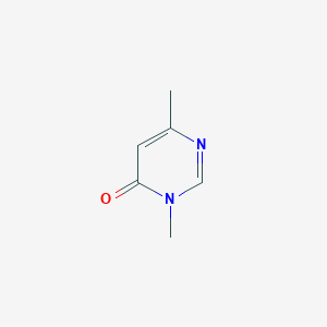 molecular formula C6H8N2O B15246761 3,6-Dimethylpyrimidin-4(3H)-one CAS No. 17758-19-9