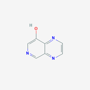 molecular formula C7H5N3O B15246769 Pyrido[3,4-B]pyrazin-8-OL CAS No. 679797-39-8
