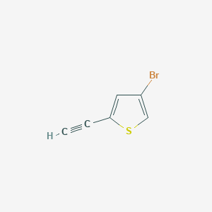 molecular formula C6H3BrS B1524680 4-Bromo-2-ethynylthiophene CAS No. 690266-87-6