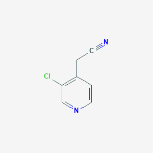 molecular formula C7H5ClN2 B1524682 2-(3-Chloropyridin-4-yl)acetonitrile CAS No. 485828-87-3