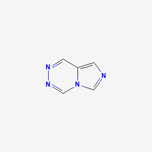 molecular formula C5H4N4 B15246849 Imidazo[1,5-D][1,2,4]triazine CAS No. 68457-59-0
