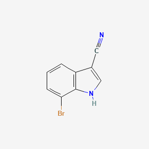 molecular formula C9H5BrN2 B1524691 7-Bromo-1H-indole-3-carbonitrile CAS No. 1043601-50-8