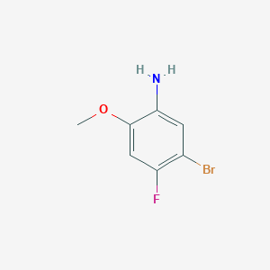 molecular formula C7H7BrFNO B1524698 5-Bromo-4-fluoro-2-methoxyaniline CAS No. 1397237-98-7