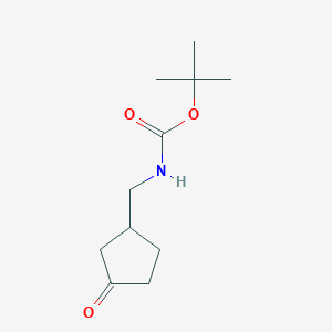 molecular formula C11H19NO3 B1524702 Tert-butyl (3-oxocyclopentyl)methylcarbamate CAS No. 1260674-55-2