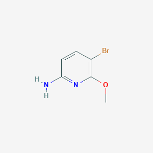 molecular formula C6H7BrN2O B1524704 5-溴-6-甲氧基吡啶-2-胺 CAS No. 1211533-83-3