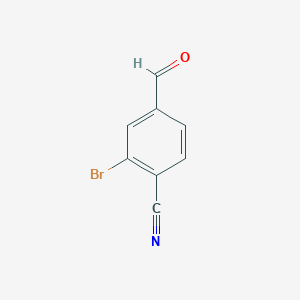 molecular formula C8H4BrNO B1524706 2-Bromo-4-formylbenzonitrile CAS No. 89891-70-3