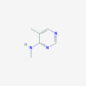 molecular formula C6H9N3 B15247072 N,5-dimethylpyrimidin-4-amine CAS No. 52698-53-0