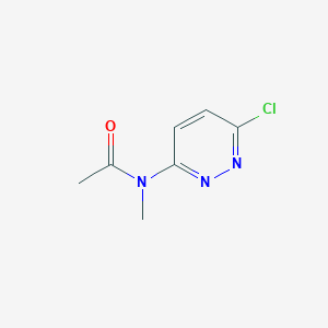 molecular formula C7H8ClN3O B15247106 N-(6-chloropyridazin-3-yl)-N-methylacetamide 