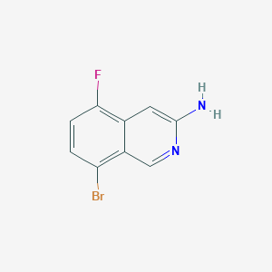 8-Bromo-5-fluoroisoquinolin-3-amine