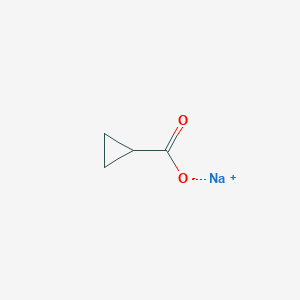 molecular formula C4H5NaO2 B15247137 Sodiumcyclopropanecarboxylate 