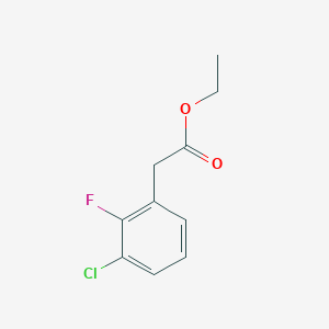 molecular formula C10H10ClFO2 B1524720 Ethyl 2-(3-chloro-2-fluorophenyl)acetate CAS No. 1035262-78-2