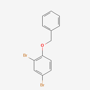 molecular formula C13H10Br2O B1524722 1-(Benzyloxy)-2,4-dibromobenzene CAS No. 856380-98-8