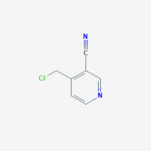 molecular formula C7H5ClN2 B1524723 4-(Chloromethyl)nicotinonitrile CAS No. 1060802-60-9