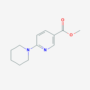 molecular formula C12H16N2O2 B152473 Methyl 6-piperidinonicotinate CAS No. 132521-82-5