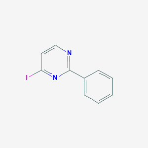 molecular formula C10H7IN2 B15247331 4-Iodo-2-phenylpyrimidine 