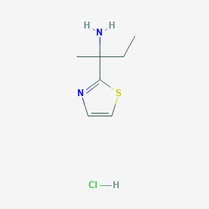 2-(1,3-Thiazol-2-yl)butan-2-amine hydrochloride