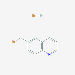 molecular formula C10H9Br2N B1524749 6-(溴甲基)喹啉氢溴酸盐 CAS No. 103030-25-7