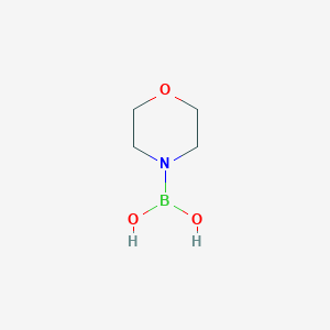 molecular formula C4H10BNO3 B15247501 Morpholin-4-ylboronic acid CAS No. 1056475-77-4