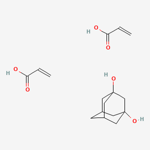 molecular formula C16H24O6 B1524751 2-Propenoic acid,tricyclo[3.3.1.13,7]decane-1,3-diyl ester (9CI) CAS No. 81665-82-9
