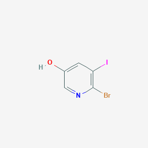 molecular formula C5H3BrINO B1524753 6-溴-5-碘吡啶-3-醇 CAS No. 697300-70-2