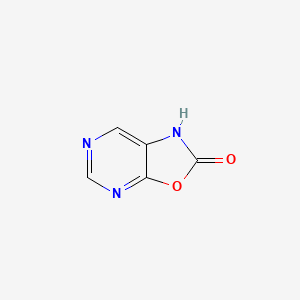 molecular formula C5H3N3O2 B15247547 Oxazolo[5,4-d]pyrimidin-2-ol CAS No. 90889-60-4