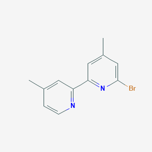molecular formula C12H11BrN2 B1524756 6-Bromo-4,4'-dimethyl-2,2'-bipyridine CAS No. 850413-36-4