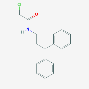 molecular formula C17H18ClNO B152476 2-chloro-N-(3,3-diphenylpropyl)acetamide CAS No. 137075-21-9