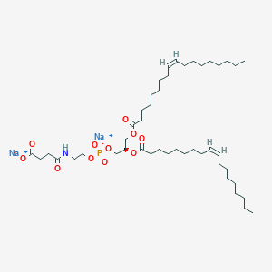 molecular formula C45H80NNa2O11P B15247627 disodium;4-[2-[[(2R)-2,3-bis[[(Z)-octadec-9-enoyl]oxy]propoxy]-oxidophosphoryl]oxyethylamino]-4-oxobutanoate 