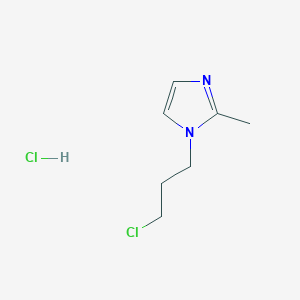 molecular formula C7H12Cl2N2 B1524764 1-(3-Chloropropyl)-2-methyl-1H-imidazole hydrochloride CAS No. 1421601-58-2