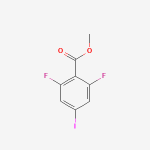 molecular formula C8H5F2IO2 B15247710 Methyl 2,6-difluoro-4-iodobenzoate 