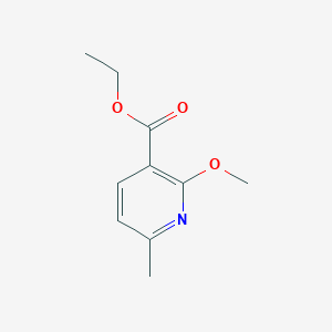 molecular formula C10H13NO3 B15247893 Ethyl 2-methoxy-6-methylnicotinate 