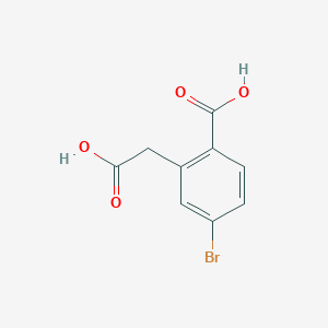 molecular formula C9H7BrO4 B1524791 4-Bromo-2-(carboxymethyl)benzoic acid CAS No. 943749-63-1