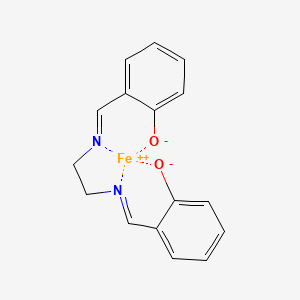 molecular formula C16H14FeN2O2 B15247933 N,N'-Bis(salicylidene)ethylenediamineIron(II) 