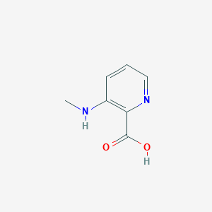 molecular formula C7H8N2O2 B15247941 3-(Methylamino)picolinicacid 